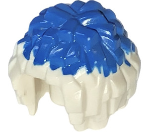 LEGO Weiß Pom Pom mit Blau oben (15099 / 88046)