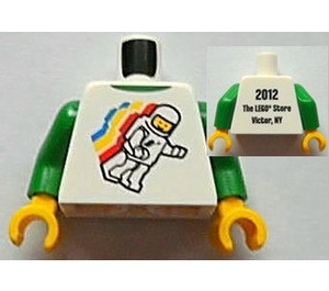 LEGO White Promotional Torso (973)