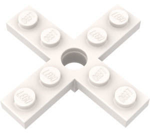 LEGO Blanc Hélice 4 Lame 5 Diamètre avec Rotor Titulaire (3461)