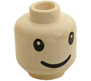 LEGO White Quicky the Nesquik Bunny Head (Safety Stud) (3626)