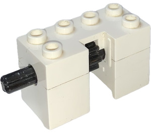 LEGO blanc Rack Winder Assembly