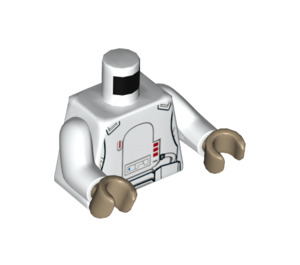 LEGO White Range Trooper Minifig Torso (973 / 76382)