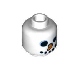 LEGO White Rebel Pilot Snowman Minifigure Head (Recessed Solid Stud) (3626 / 39140)