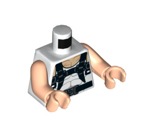 LEGO White Rhino Minifig Torso (973 / 76382)