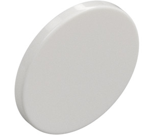 LEGO Blanco Roadsign Clip-en 2 x 2 Circular (30261 / 65570)