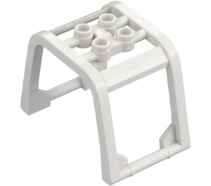 LEGO White Roll Cage 4 x 6 x 3 (31498 / 64450)