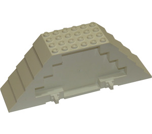 LEGO Wit Roof 16 x 4 x 5 met Scharnier Stubs (45405)