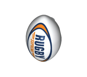 LEGO Blanc Rugby Supreme Balle (63064)