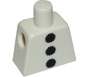 LEGO White Sad Clown Torso without Arms (973)