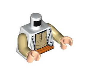LEGO White Sallah Minifig Torso (973 / 76382)
