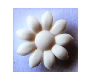 LEGO White Scala Flower with Nine Small Petals