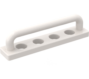 LEGO White Scala Towel Bar 1 x 5 (6969)