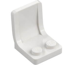 LEGO White Seat 2 x 2 with Sprue Mark (4079)