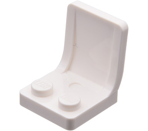 LEGO White Seat 2 x 2 with Sprue Mark in Seat (4079)