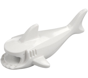 LEGO White Shark Body with Gills (14518)