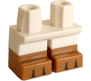 LEGO White Short Legs with 3 Toe of Speedy González (41879)