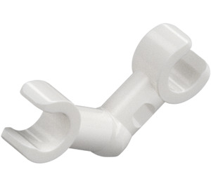 LEGO White Skeleton Arm with Horizontal Hand (26163 / 49752)