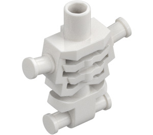 LEGO White Skeleton Torso with Angular Ribs (29980 / 93060)