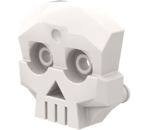 LEGO blanc Skull avec Deux Pins (47990)