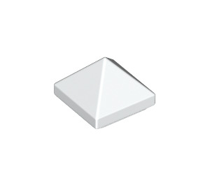 LEGO Weiß Steigung 1 x 1 x 0.7 Pyramide (22388 / 35344)