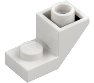 LEGO Blanc Pente 1 x 2 (45°) Inversé avec assiette (2310)