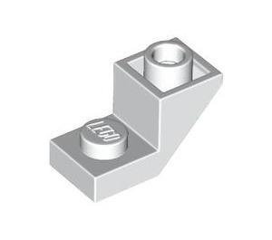 LEGO Weiß Steigung 1 x 2 (45°) Invertiert mit Platte (2310)