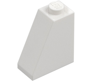 LEGO Blanco Con pendiente 1 x 2 x 2 (65°) (60481)