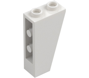 LEGO White Slope 1 x 2 x 3 (75°) Inverted (2449)