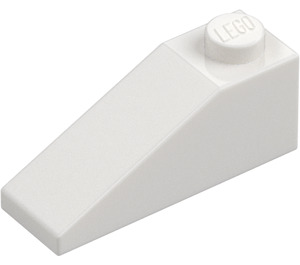 LEGO Blanco Con pendiente 1 x 3 (25°) (4286)