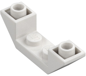 LEGO Vit Backe 1 x 4 (45°) Dubbel Omvänd med Open Centrum (32802)