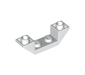 LEGO blanc Pente 1 x 4 (45°) Double Inversé avec Open Centre (32802)