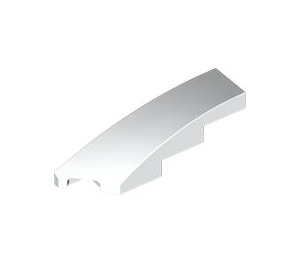 LEGO White Slope 1 x 4 Angled Left (5415)