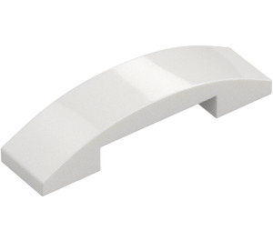 LEGO White Slope 1 x 4 Curved Double (93273)