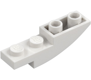 LEGO Valkoinen Luiska 1 x 4 Kaareva Käänteinen (13547)