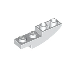 LEGO Weiß Steigung 1 x 4 Gebogen Invertiert (13547)