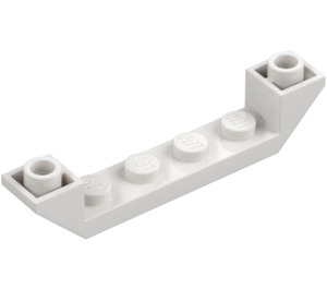 LEGO White Slope 1 x 6 (45°) Double Inverted with Open Center (52501)