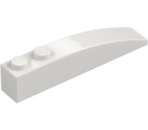 LEGO White Slope 1 x 6 Curved (41762 / 42022)