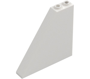 LEGO White Slope 1 x 6 x 5 (55°) without Bottom Stud Holders (30249)