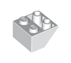 LEGO Wit Helling 2 x 2 (45°) Omgekeerd met platte afstandsring eronder (3660)