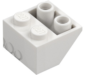 LEGO White Slope 2 x 2 (45°) Inverted with Hollow Tube Spacer Underneath (76959)