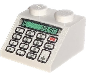 LEGO blanc Pente 2 x 2 (45°) avec Calculator et $39.95 (3039 / 6227)