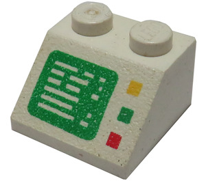 LEGO Bianco Pendenza 2 x 2 (45°) con Computer Screen (9434 / 80261)