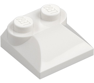 LEGO Blanc Pente 2 x 2 Incurvé avec extrémité incurvée (47457)