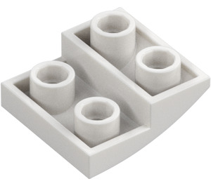 LEGO Blanc Pente 2 x 2 x 0.7 Incurvé Inversé (32803)