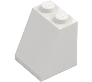 LEGO Bianco Pendenza 2 x 2 x 2 (65°) con tubo alla base (3678)