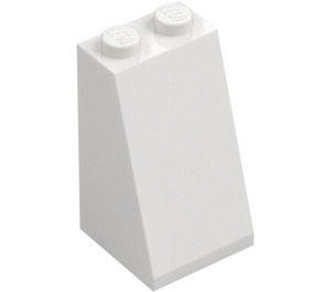 LEGO Bílá Sklon 2 x 2 x 3 (75°) (Pevné cvočky) (98560)