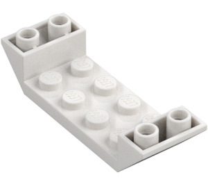 LEGO hvid Skråning 2 x 6 (45°) Dobbelt Inverteret med Open Centrum (22889)