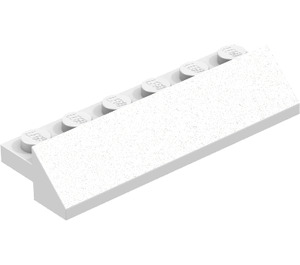 LEGO blanc Pente 2 x 6 x 0.7 (45°) (2875)