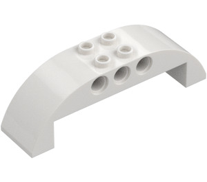 LEGO Blanc Pente 2 x 8 x 2 Incurvé (11290 / 28918)