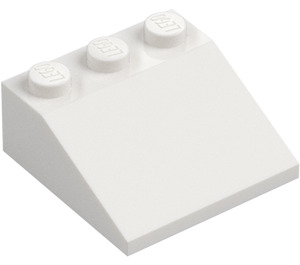 LEGO Wit Helling 3 x 3 (25°) (4161)